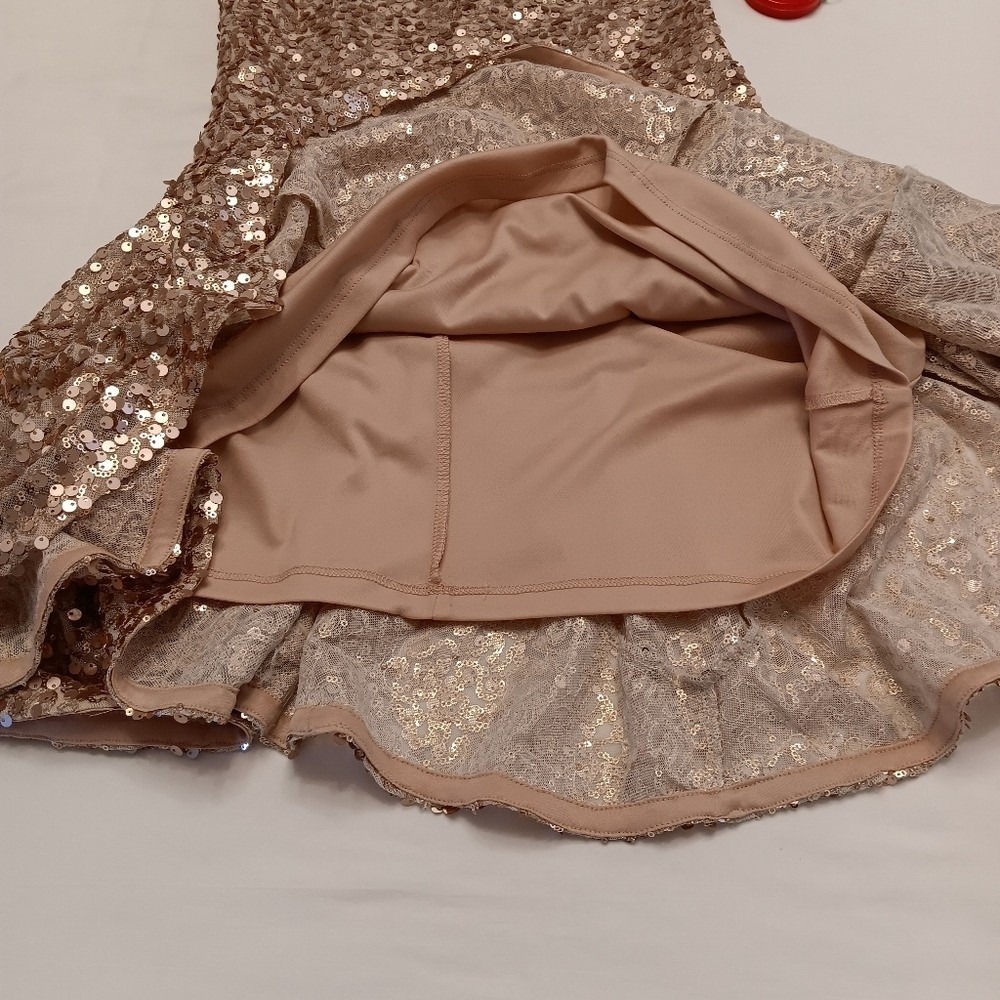 Guess V neck Sequin dress, cocktail‎   - Size Small - Picture 4 of 11